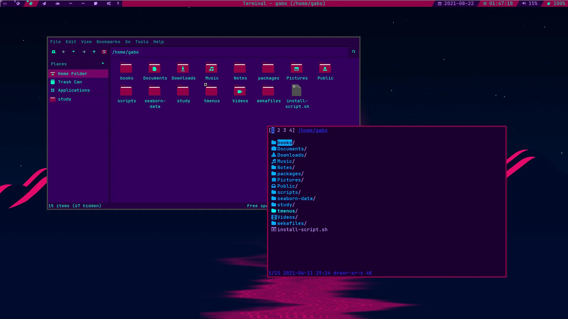 File Managers - pcmanfm and nnn