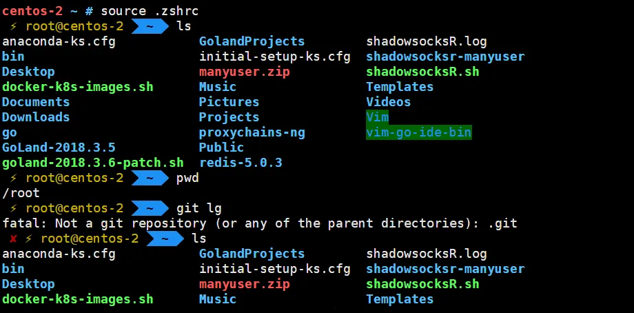 zsh